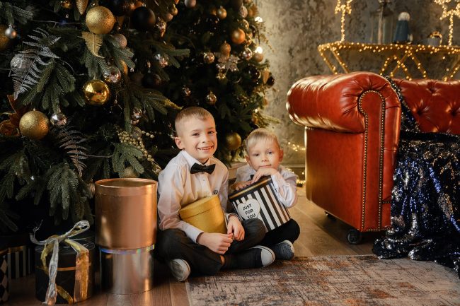 Детские новогодние фотографии Екатеринбург